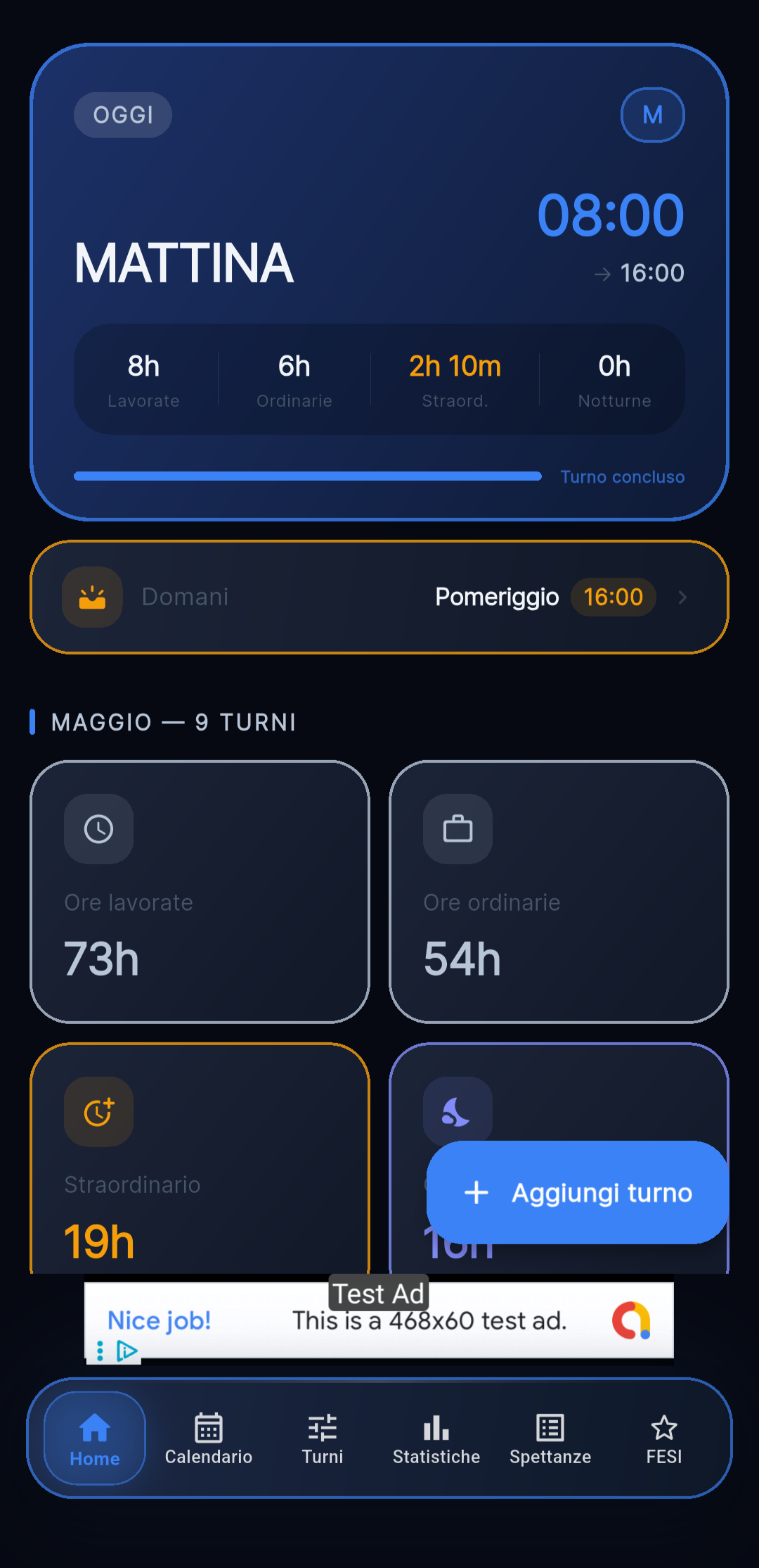 Dashboard QUADRANTE